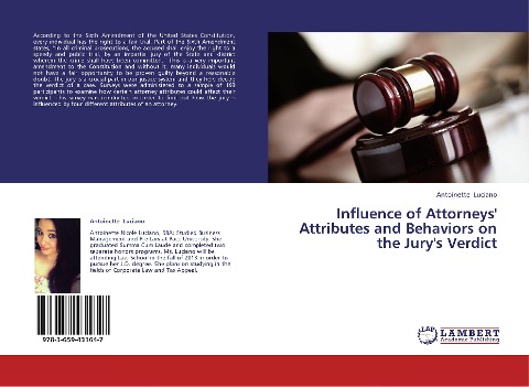 Influence of Attorneys Attributes and Behaviors on the Jurys Verdict