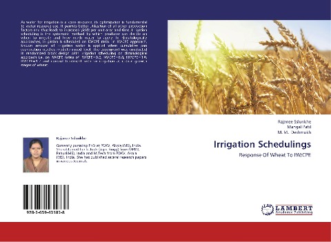 Irrigation Schedulings: Response Of Wheat To IW/CPE