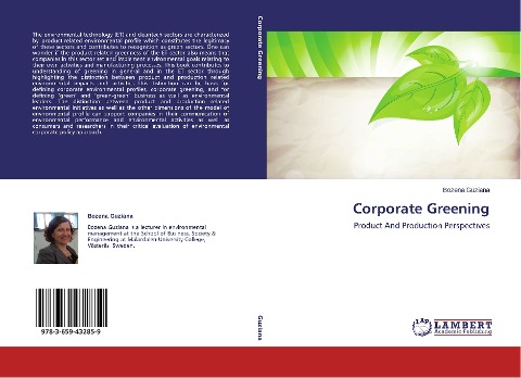 Corporate Greening: Product And Production Perspectives