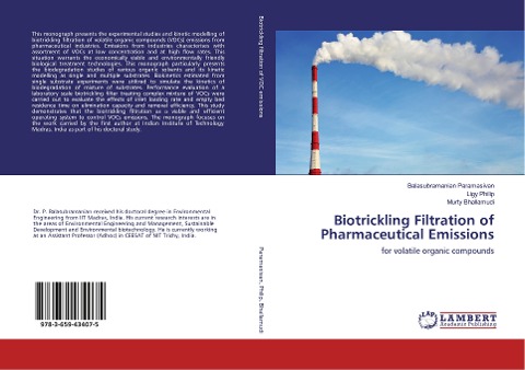 Biotrickling Filtration of Pharmaceutical Emissions: for volatile organic compounds