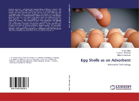 Egg Shells as an Adsorbent: Adsorption Technology