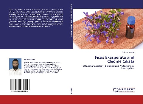 Ficus Exasperata and Cleome Ciliata: Ethnopharmacology, Biological and Phytochemical Investigation