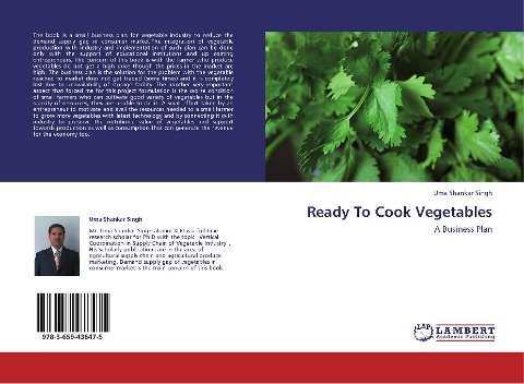 Ready To Cook Vegetables: A Business Plan
