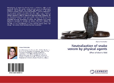 Neutralization of snake venom by physical agents: Effect of electric field