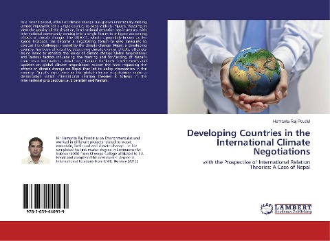 Developing Countries in the International Climate Negotiations: with the Prospective of International Relation Theories: A Case of Nepal