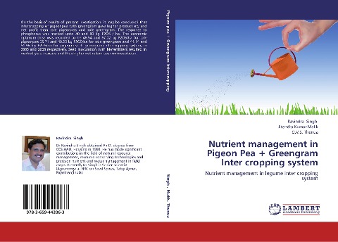 Nutrient management in Pigeon Pea + Greengram Inter cropping system: Nutrient management in legume inter cropping system