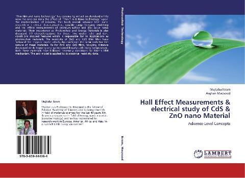 Hall Effect Measurements & electrical study of CdS & ZnO nano Material: Advance Level Concepts