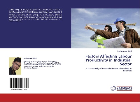 Factors Affecting Labour Productivity in Industrial Sector: A Case Study of Industrial Estate Islamabad in Pakistan