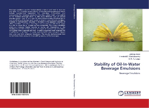 Stability of Oil-In-Water Beverage Emulsions: Beverage Emulsions