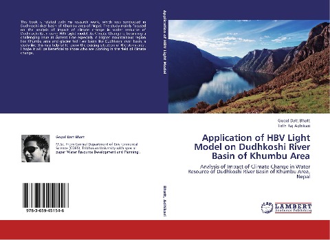 Application of HBV Light Model on Dudhkoshi River Basin of Khumbu Area: Analysis of Impact of Climate Change in Water Resource of Dudhkoshi River Basin of Khumbu Area, Nepal