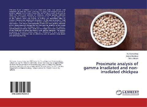 Proximate analysis of gamma irradiated and non-irradiated chickpea