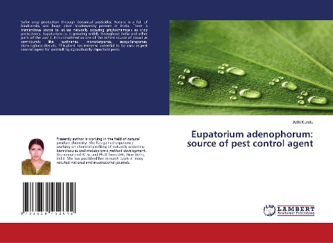 Eupatorium adenophorum: source of pest control agent