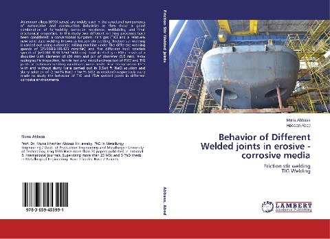 Behavior of Different Welded joints in erosive - corrosive media: Friction stir welding TIG Welding