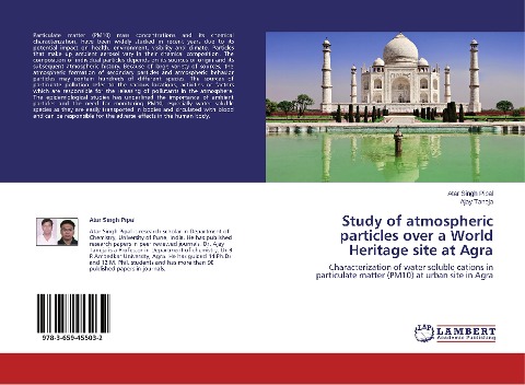 Study of atmospheric particles over a World Heritage site at Agra: Characterization of water soluble cations in particulate matter (PM10) at urban site in Agra