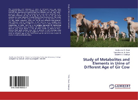 Study of Metabolites and Elements in Urine of Different Age of Gir Cow