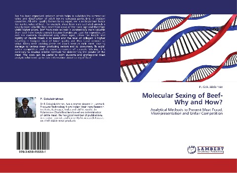 Molecular Sexing of Beef- Why and How?: Analytical Methods to Prevent Meat Fraud, Misrepresentation and Unfair Competition
