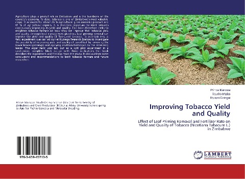 Improving Tobacco Yield and Quality: Effect of Leaf Priming Removal and Fertilizer Rate on Yield and Quality of Tobacco (Nicotiana Tabacum L.) in Zimbabwe