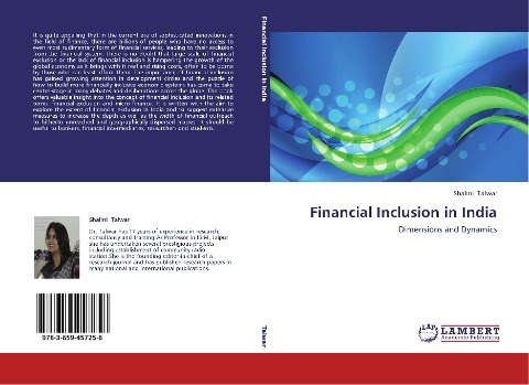 Financial Inclusion in India: Dimensions and Dynamics