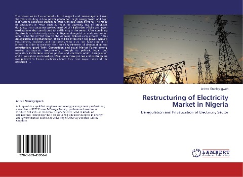 Restructuring of Electricity Market in Nigeria: Deregulation and Privatization of Electricity Sector