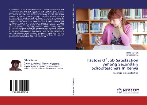 Factors Of Job Satisfaction Among Secondary Schoolteachers In Kenya: Teachers job satisfaction