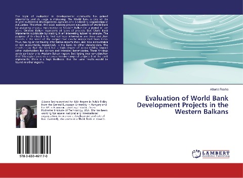Evaluation of World Bank Development Projects in the Western Balkans