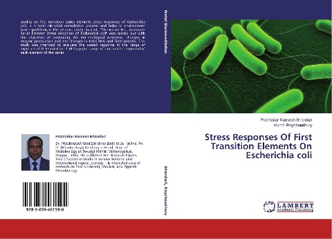 Stress Responses Of First Transition Elements On Escherichia coli