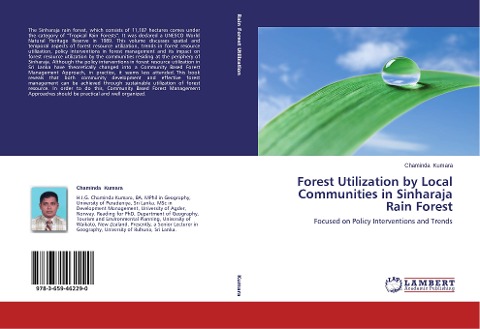 Forest Utilization by Local Communities in Sinharaja Rain Forest: Focused on Policy Interventions and Trends