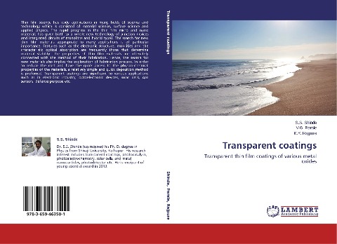 Transparent coatings: Transparent thin film coatings of various metal oxides