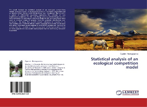 Statistical analysis of an ecological competition model