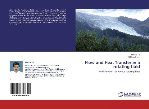 Flow and Heat Transfer in a rotating fluid: HAM solution for viscous rotating fluid