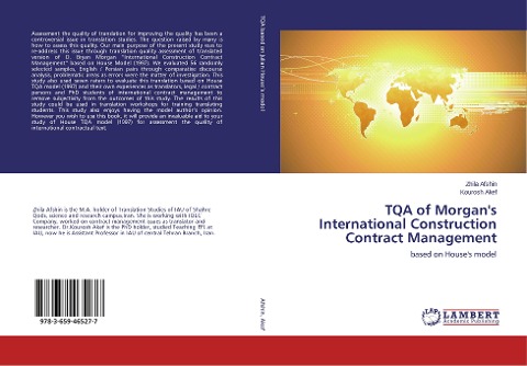 TQA of Morgan's International Construction Contract Management: based on House's model