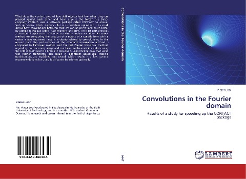 Convolutions in the Fourier domain: Results of a study for speeding up the CONTACT package
