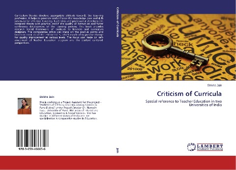 Criticism of Curricula: Special reference to Teacher Education in two Universities of India