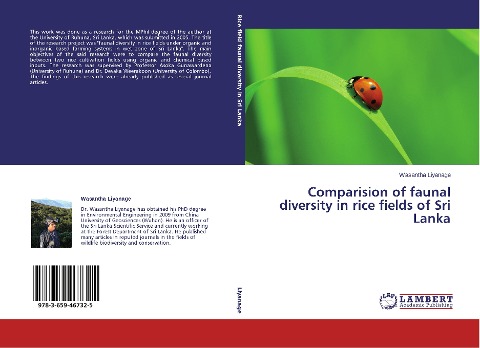 Comparision of faunal diversity in rice fields of Sri Lanka