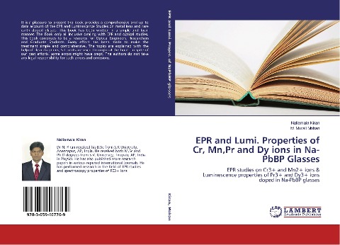 EPR and Lumi. Properties of Cr, Mn,Pr and Dy ions in Na-PbBP Glasses: EPR studies on Cr3+ and Mn2+ ions & Luminescence properties of Pr3+ and Dy3+ ions doped in Na-PbBP glasses