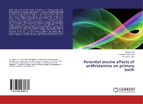 Potential erosive effects of antihistamine on primary teeth