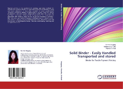 Solid Binder - Easily Handled Transported and stored: Binder for Textile Pigment Printing