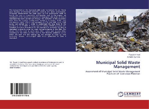 Municipal Solid Waste Management: Assessment of Municipal Solid Waste Management Practices of Islamabad-Pakistan