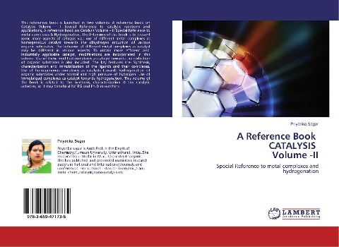A Reference Book CATALYSIS Volume -II: Special Reference to metal complexes and hydrogenation