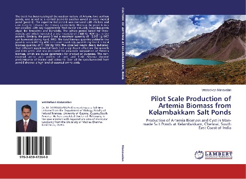 Pilot Scale Production of Artemia Biomass from Kelambakkam Salt Ponds: Production of Artemia Biomass and Cyst in Man-made Salt Ponds at Kelambakkam, Chennai, South East Coast of India