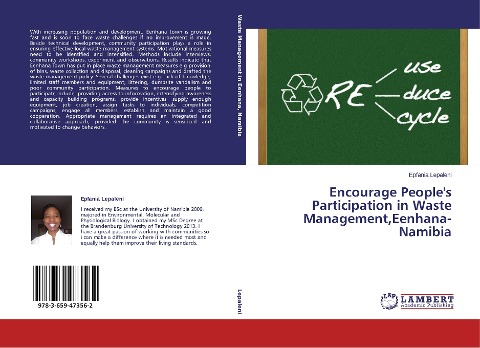 Encourage Peoples Participation in Waste Management,Eenhana-Namibia