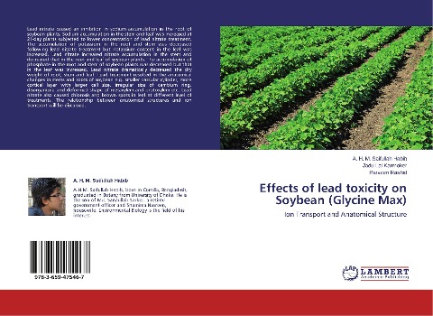 Effects of lead toxicity on Soybean (Glycine Max): Ion Transport and Anatomical Structure