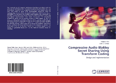 Compressive Audio Blakley Secret Sharing Using Transform Coding: Design and Implementation