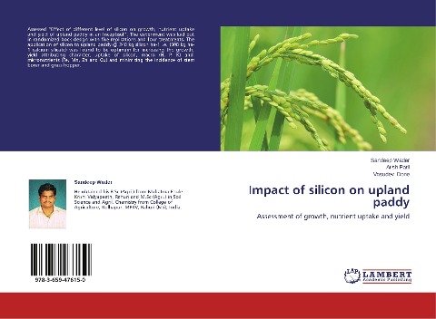 Impact of silicon on upland paddy: Assessment of growth, nutrient uptake and yield