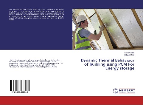 Dynamic Thermal Behaviour of building using PCM For Energy storage
