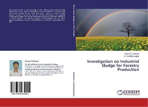 Investigation on Industrial Sludge for Forestry Production
