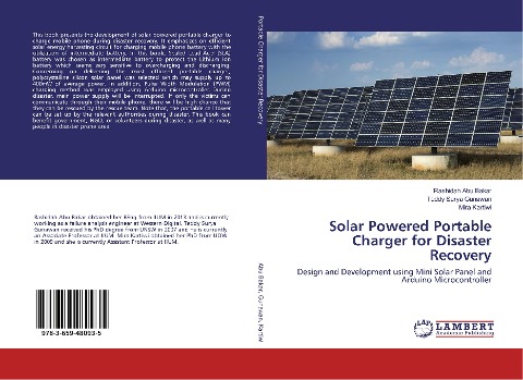 Solar Powered Portable Charger for Disaster Recovery: Design and Development using Mini Solar Panel and Arduino Microcontroller