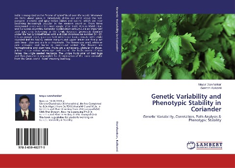 Genetic Variability and Phenotypic Stability in Coriander: Genetic Variability, Correlation, Path Analysis & Phenotypic Stability