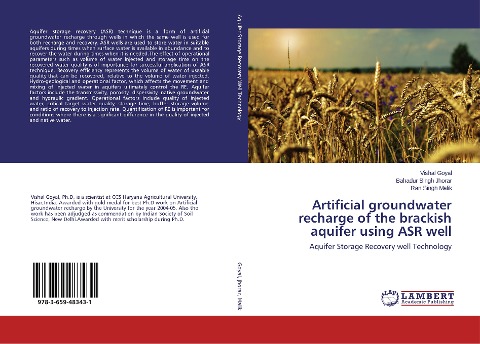 Artificial groundwater recharge of the brackish aquifer using ASR well: Aquifer Storage Recovery well Technology