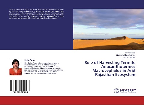 Role of Harvesting Termite Anacanthotermes Macrocephalus in Arid Rajasthan Ecosystem